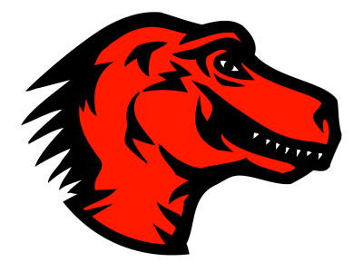 Mozilla's red dinosaur head